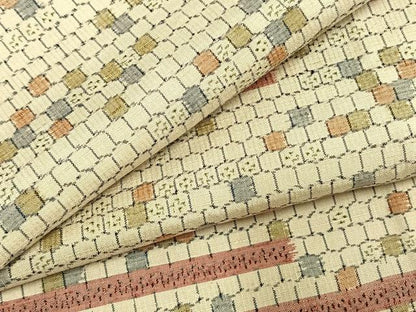 平和屋着物●銀座　志ま亀　紬　亀甲文様　たとう紙付き　正絹　逸品　AABK1035fy