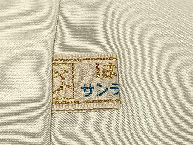 平和屋着物●上質な色無地　山吹茶色　正絹　逸品　AABK1045fy