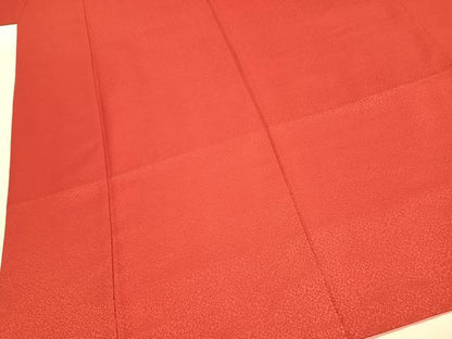 平和屋着物●小振袖　二尺袖　草花文　金彩　洗える着物　AABK1047fy