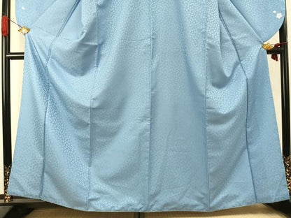 平和屋着物●小振袖　二尺袖　舞桜文　暈し染め　洗える着物　AABK1049fy