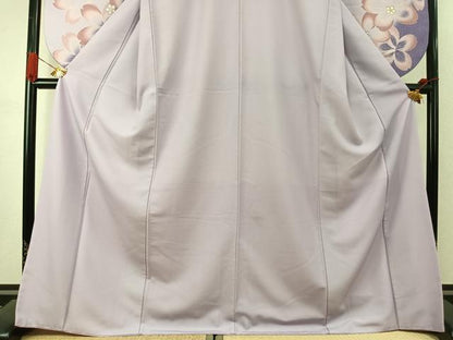 平和屋着物●小振袖　二尺袖　雪輪花文　洗える着物　AABK1050fy