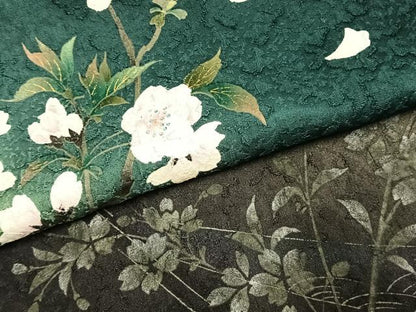 平和屋着物●豪華振袖　枝花文　暈し染め　金彩　やまと誂製　正絹　逸品　AABK1057fy