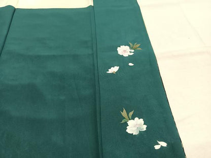 平和屋着物●豪華振袖　枝花文　暈し染め　金彩　やまと誂製　正絹　逸品　AABK1057fy