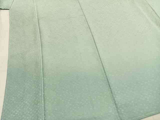 平和屋着物●色留訪問着　草花地紋　暈し染め　金通し地　正絹　逸品　未使用　AABK1059fy