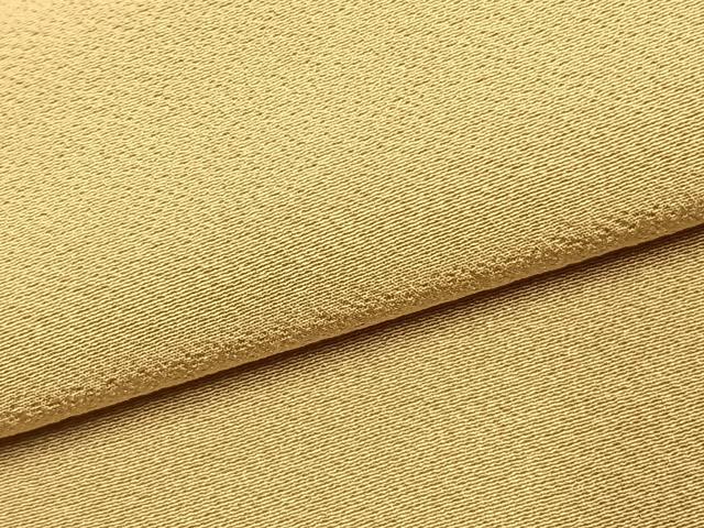 平和屋着物●上質な色無地　枯色　正絹　逸品　AABK1065fy