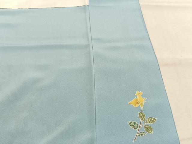 平和屋着物●訪問着　薔薇　暈し染め　正絹　逸品　AABK1074fy