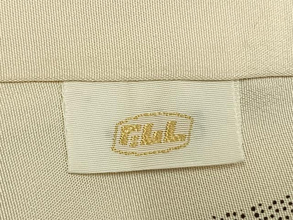 平和屋着物●本場染大島紬　訪問着　作家物　石庭　正絹　逸品　AABK1082fy