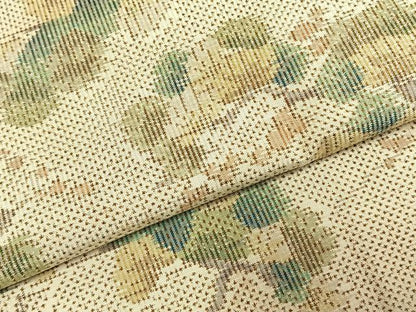 平和屋着物●本場大島紬　7マルキ　総絣　枝松文　正絹　逸品　AABK1084fy