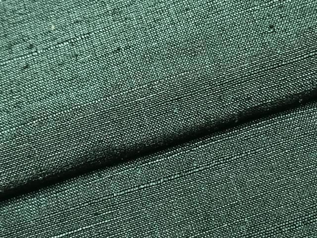 平和屋着物●男性　紬　アンサンブル　色無地　鉄色　正絹　逸品　未使用　AABK1088fy