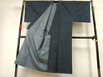 平和屋着物●男性　本場大島紬　アンサンブル　長襦袢(袷)セット　100亀甲　総詰め　正絹　逸品　AABK1092fy