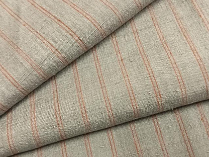 平和屋着物▼上質な紬　縞　正絹　逸品　AABK1098fy