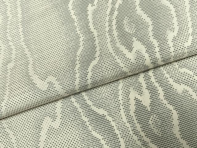 平和屋着物●本場大島紬　白大島　9マルキ　杢目文　正絹　逸品　AABK1101fy