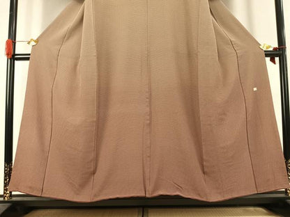 平和屋着物●訪問着　作家物　格子　暈し染め　正絹　逸品　AABK1106fy