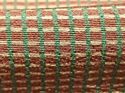 平和屋着物●訪問着　作家物　格子　暈し染め　正絹　逸品　AABK1106fy