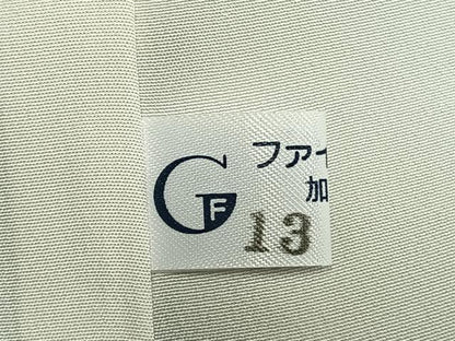 平和屋着物●上質な小紋　京友禅　更紗花文　丹後ちりめん　反端付き　正絹　逸品　AABK1109fy