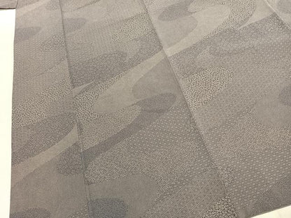 平和屋着物●江戸小紋　流水文　正絹　逸品　AABK1112fy