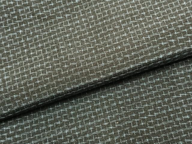 平和屋着物●男性　本場大島紬　アンサンブル　格子　正絹　逸品　AABK1124fy