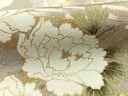 平和屋着物●訪問着　花鳥文　金彩　正絹　逸品　AABK1128fy