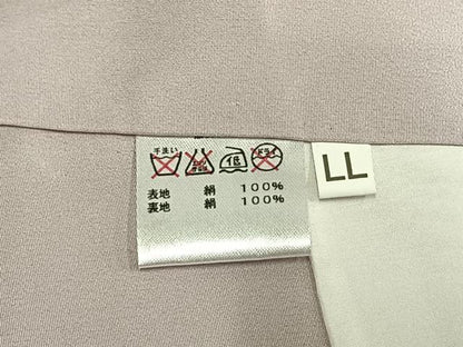 平和屋着物●訪問着　友禅　枝花文　暈し染め　ロング丈　正絹　逸品　未使用　AABK1134fy