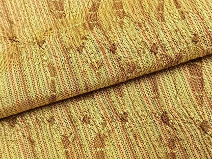 平和屋着物●上質な紬　竜巻絞り　変わり縞　正絹　逸品　AABK1137fy