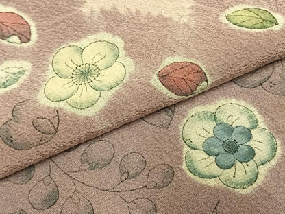 平和屋着物●訪問着　辻が花　絞り　正絹　逸品　AABK1143fy