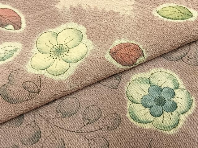 平和屋着物●訪問着　辻が花　絞り　正絹　逸品　AABK1143fy
