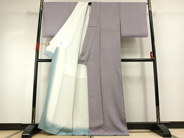 平和屋着物●江戸小紋染工房　小林染芸　小林茂徳　江戸小紋　花尽くし　正絹　逸品　AABK1145fy