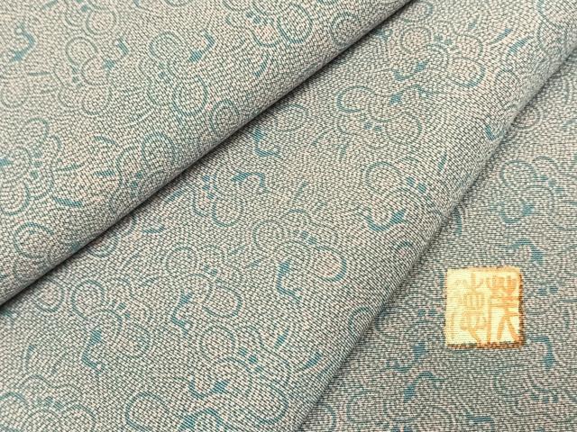 平和屋着物●江戸小紋染工房　小林染芸　小林茂徳　江戸小紋　花尽くし　正絹　逸品　AABK1145fy