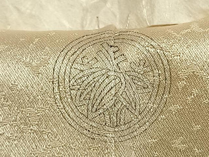 平和屋着物●銀座きしや　訪問着　駒刺繍　絞り　松竹梅　金彩　正絹　逸品　未使用　AABK1155fy