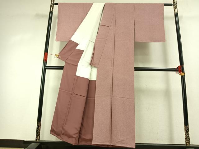 平和屋着物●樋口実　江戸小紋　鮫小紋柄　三越扱い　正絹　逸品　未使用　AABK1156fy