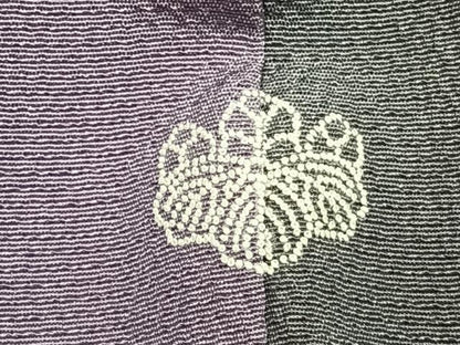 平和屋着物●染色作家　斉藤三才　小紋　霞文　暈し染め　正絹　逸品　未使用　AABK1165fy