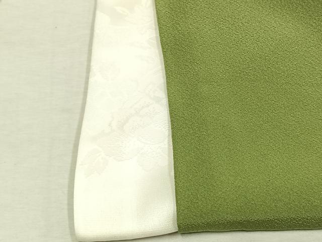 平和屋着物●上質な色無地　夢想庵　苗色　正絹　逸品　AABK1166fy
