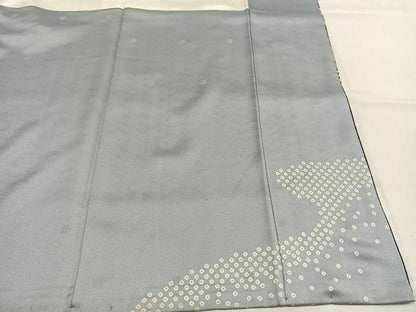 平和屋着物●訪問着　草花文　暈し染め　金彩　正絹　逸品　AABK1191fy