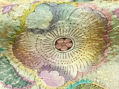 平和屋着物●訪問着　辻が花　金彩　正絹　逸品　AABK1205fy