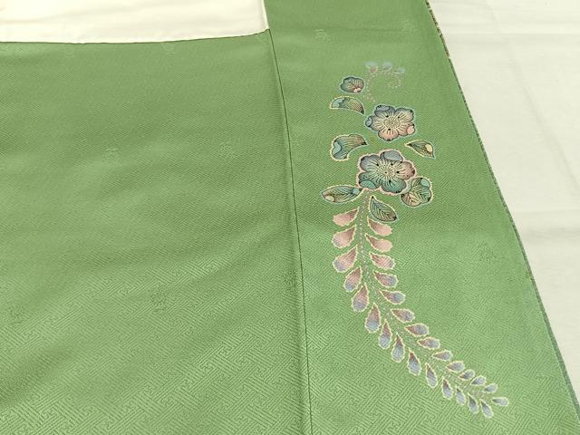 平和屋着物●訪問着　辻が花　金彩　正絹　逸品　AABK1205fy