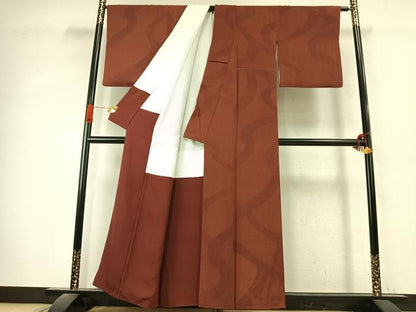 平和屋着物●内田秀一　江戸小紋　抽象文様　正絹　逸品　AABK1207fy