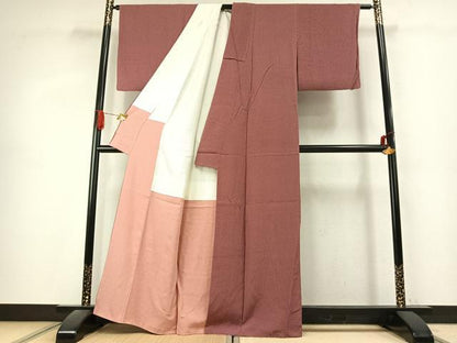 平和屋着物●江戸小紋　大小あられ　正絹　逸品　AABK1236fy