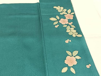 平和屋着物●訪問着　辻が花　暈し染め　金彩　正絹　逸品　未使用　AABK1240fy