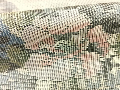 平和屋着物●都喜ヱ門　本場大島紬　7マルキ　総絣　草花文　藤絹織物謹製　正絹　逸品　AABK1251fy