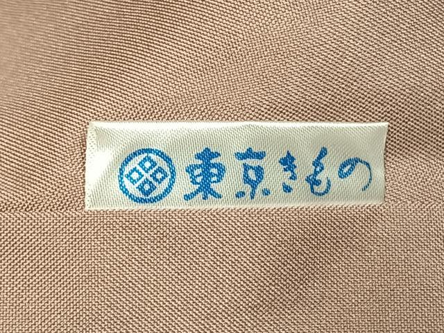平和屋着物●ぜんまい紬　絣文様　正絹　逸品　AABK1252fy
