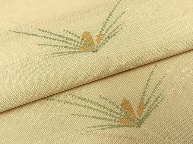 平和屋着物●上質な紬　松　正絹　逸品　AABK1262fy