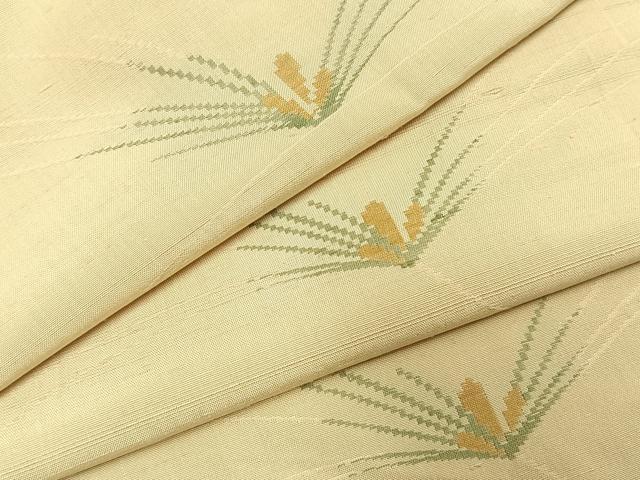 平和屋着物●上質な紬　松　正絹　逸品　AABK1262fy