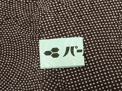 平和屋着物●江戸小紋　訪問着　雪輪重ね文　暈し染め　正絹　逸品　AABK1264fy