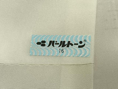 平和屋着物●ぜんまい紬　変わり縞　正絹　逸品　AABK1269fy