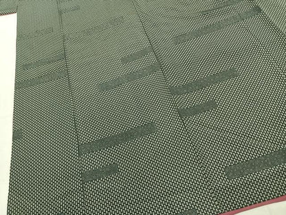 平和屋着物●江戸小紋　色紙花文　正絹　逸品　AABK1276fy