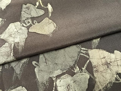 平和屋着物●訪問着　作家物　手描き　蔦の葉文　ろうけつ染め　正絹　逸品　AABK1280fy