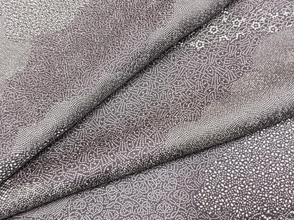 平和屋着物●江戸小紋　雲取り花文　正絹　逸品　AABK1282fy