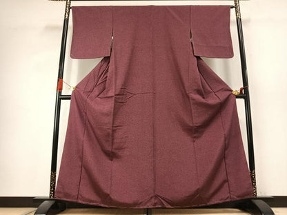 平和屋着物●江戸小紋　鴛鴦　正絹　逸品　未使用　AABK1283fy