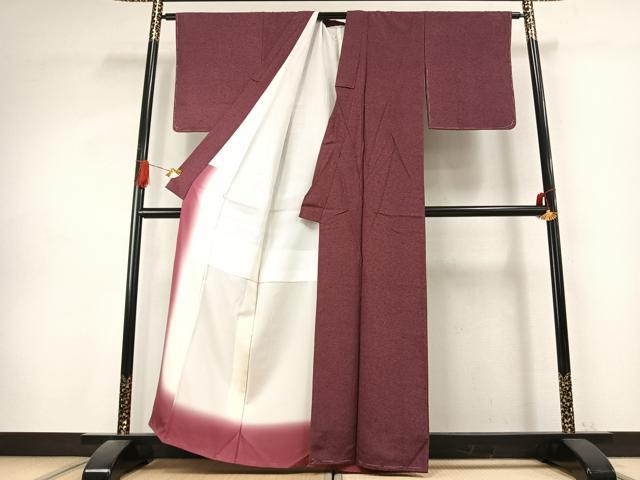 平和屋着物●江戸小紋　鴛鴦　正絹　逸品　未使用　AABK1283fy