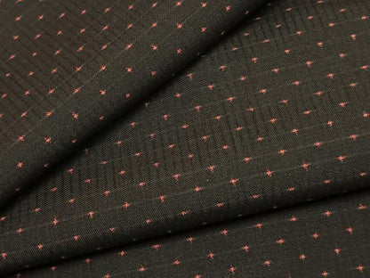 平和屋着物●本場大島紬　一元絣　正絹　逸品　AABK1296fy